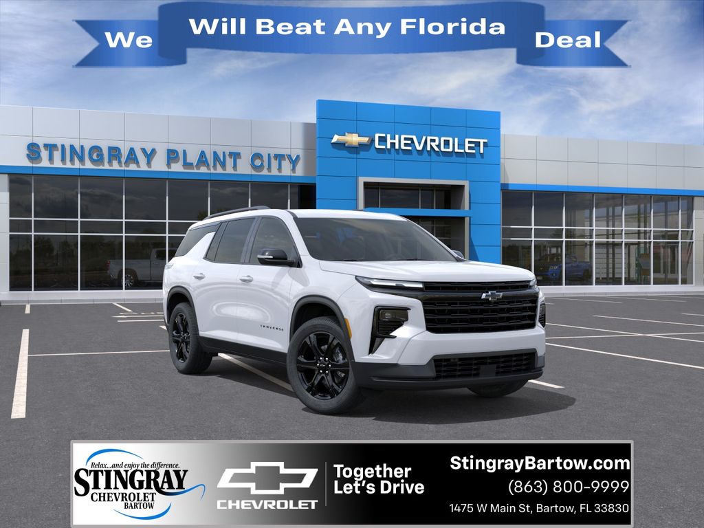 Summit White 2027 Chevrolet Traverse SUV / Crossover Front-Wheel Drive 8-Speed Automatic
