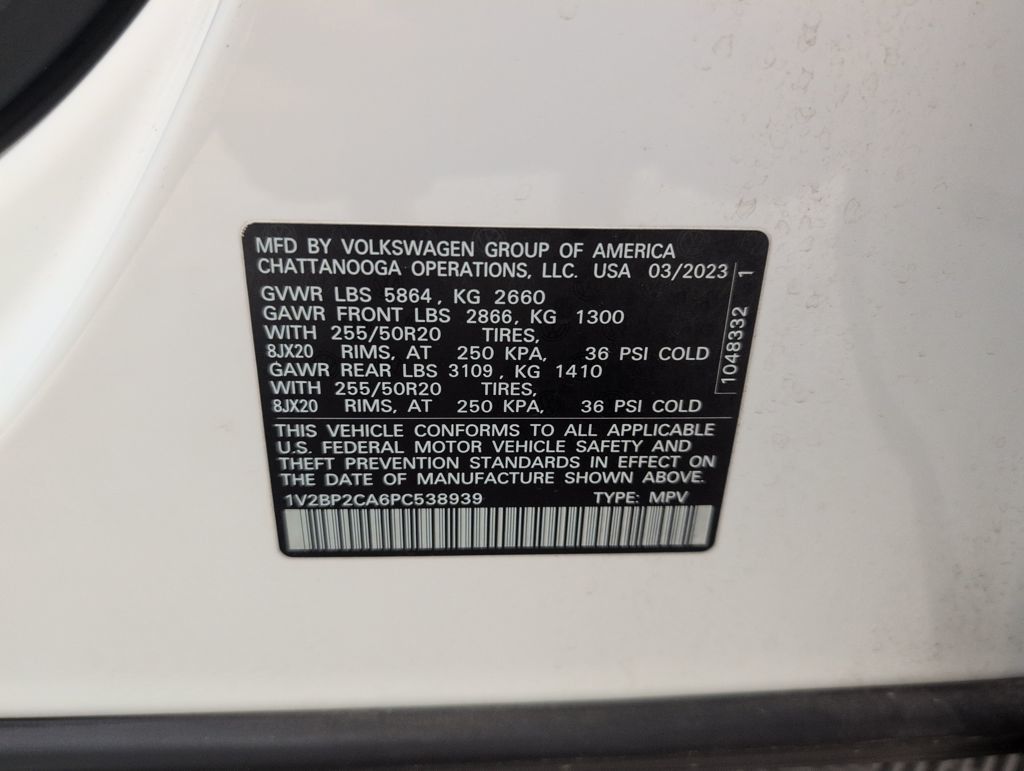 Certified Used 2023 White Volkswagen 2.0T SEL image 42
