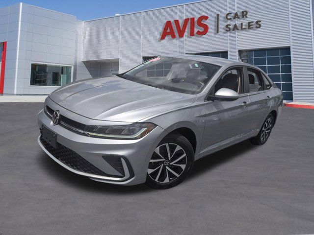Silver 2025 Volkswagen Jetta S FWD Sedan Front-Wheel Drive 8-Speed Automatic