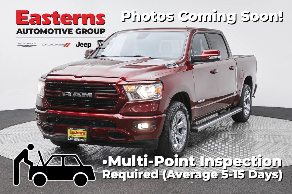 Delmonico Red Pearlcoat 2019 RAM 1500 Pickup Truck Four-Wheel Drive 8-Speed Automatic