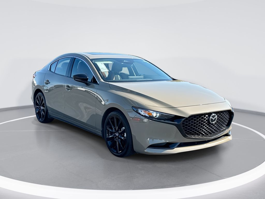 2025 Mazda Mazda3 2.5 Carbon Turbo Beige at Stokes Mazda