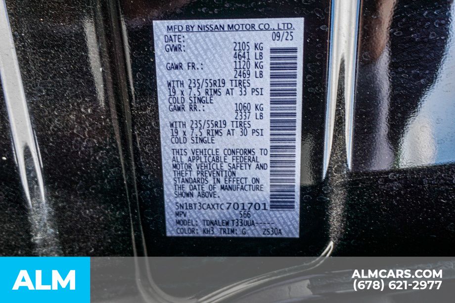 Used 2026 Black Nissan SL image 58