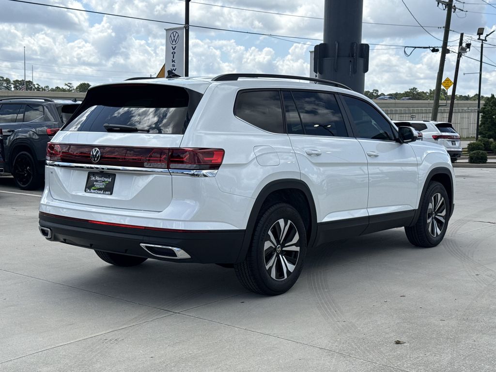 2026 Volkswagen Atlas 2.0T SE White at Bayshore Chrysler Jeep Dodge Ram