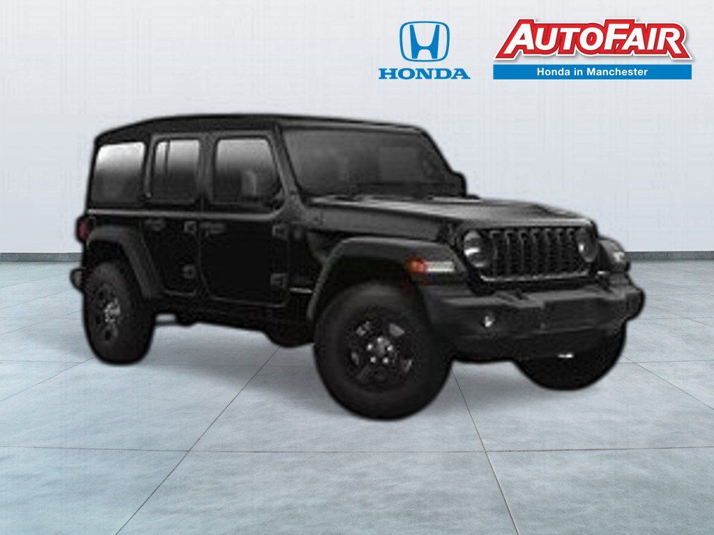 Gray (Granite Crystal Metallic Clearcoat) 2025 Jeep Wrangler SUV / Crossover Four-Wheel Drive 8-Speed Automatic
