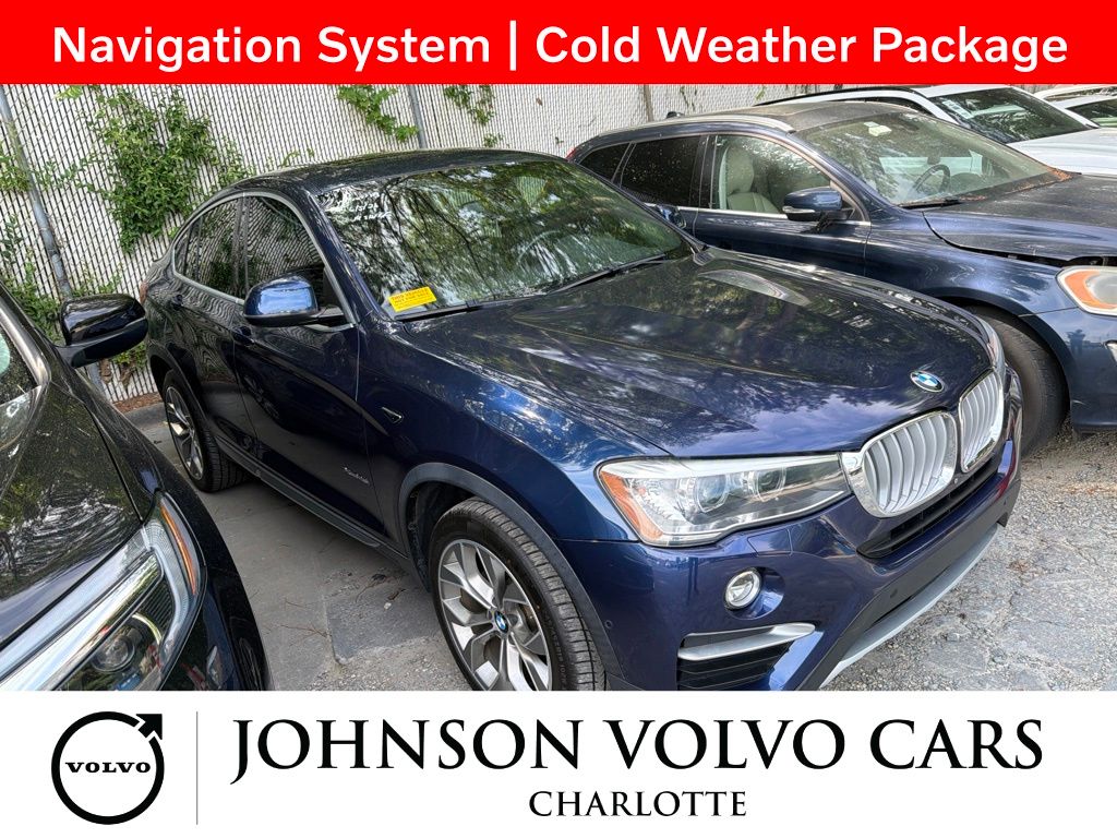 Deep Sea Blue Metallic 2018 BMW X4 xDrive28i AWD SUV / Crossover All-Wheel Drive 8-Speed Automatic