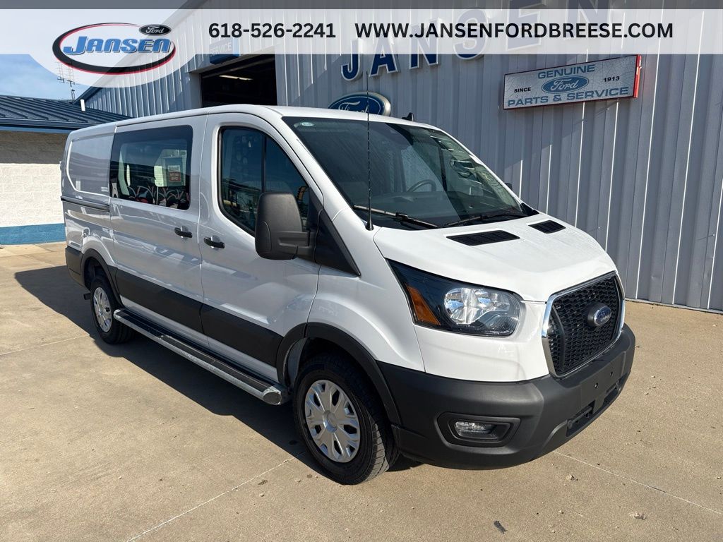 Oxford White 2025 Ford Transit Cargo Van Rear-Wheel Drive
