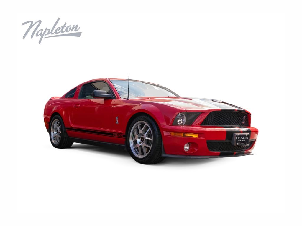 Torch Red Clearcoat 2008 Ford Mustang Shelby GT500 Coupe Rear-Wheel Drive 6-Speed Manual