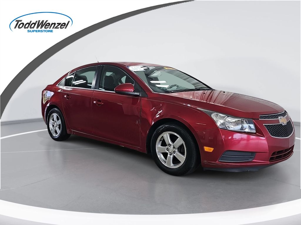 Crystal Red Tintcoat 2013 Chevrolet Cruze Sedan Front-Wheel Drive 6-Speed Automatic Overdrive