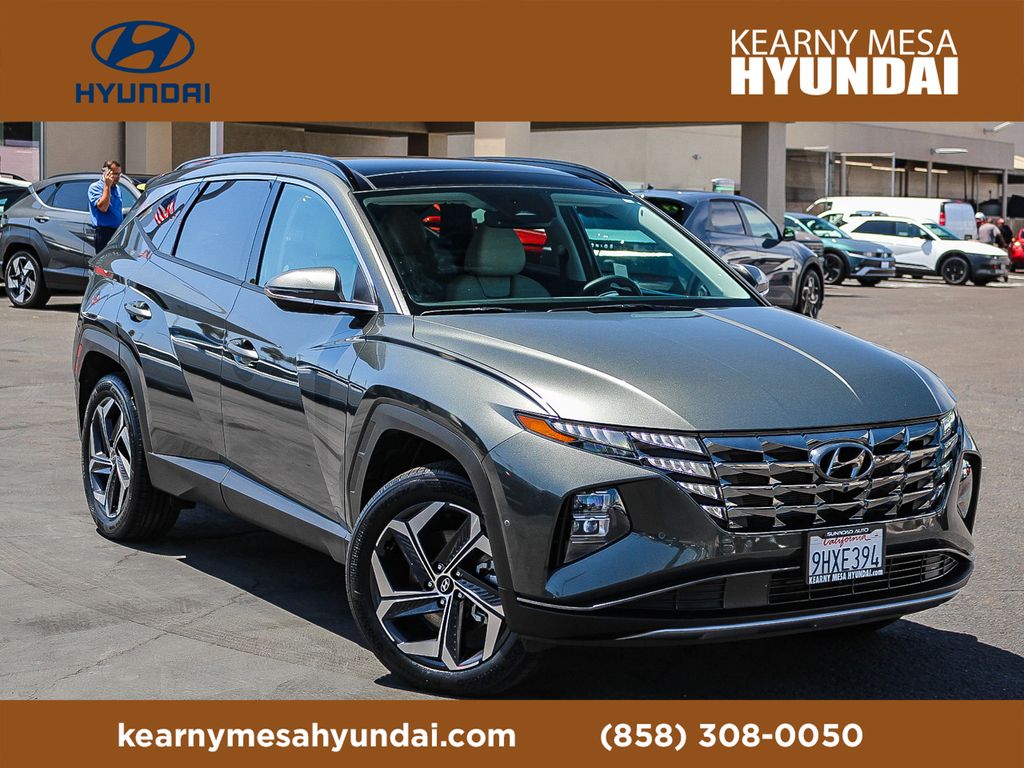 Amazon Gray 2024 Hyundai Tucson Hybrid Plug-In Limited AWD SUV / Crossover All-Wheel Drive 6-Speed Automatic