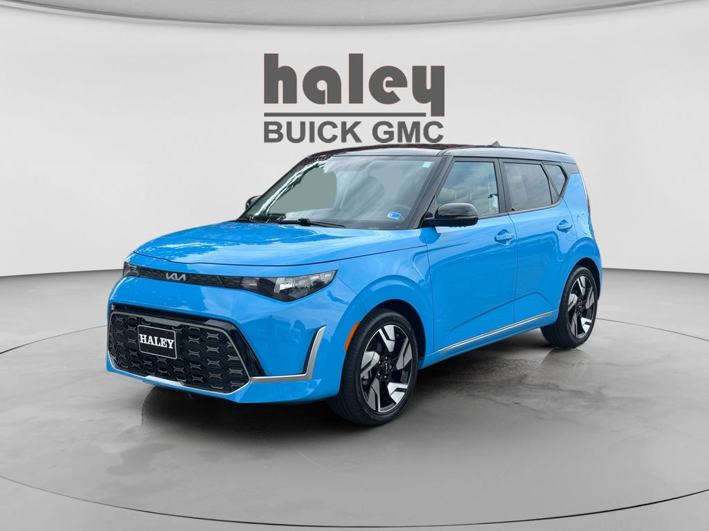 Surf Blue w/Black Roof 2024 Kia Soul SUV / Crossover Front-Wheel Drive Continuously Variable Transmission