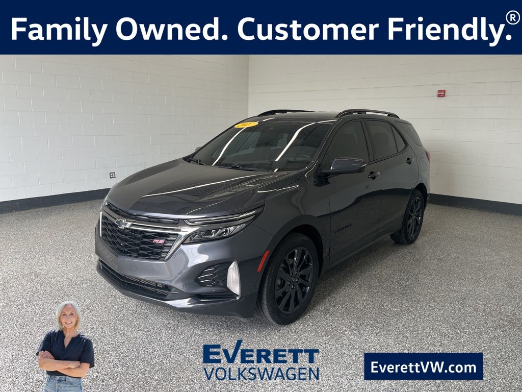 Iron Gray Metallic 2022 Chevrolet Equinox RS with 1RS FWD SUV / Crossover Front-Wheel Drive 6-Speed Automatic Overdrive