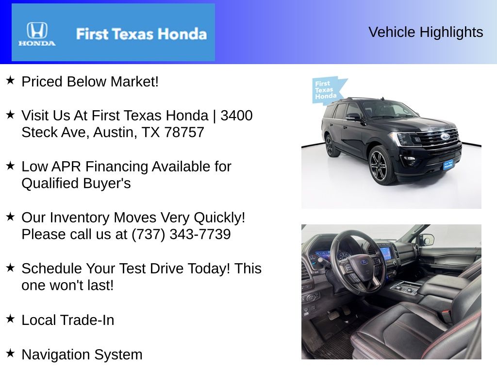 Used Car 2021 Ford Expedition  Limited For Sale Under $50,000 In Austin, Texas