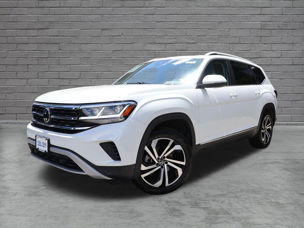 Opal White Pearl 2023 Volkswagen Atlas SUV / Crossover All-Wheel Drive 8-Speed Automatic