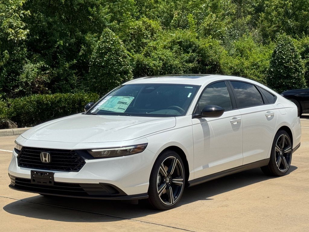 2026 Honda Accord Hybrid Sport White at Community Honda