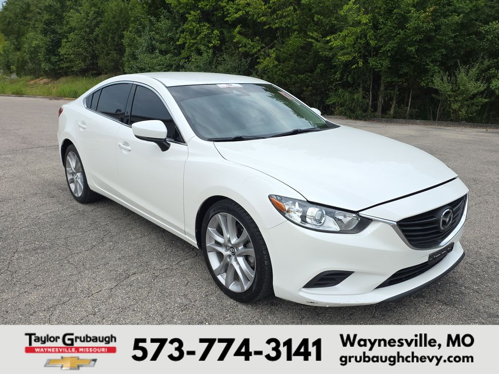Snowflake White Pearl Mica 2017 Mazda MAZDA6 Sedan Front-Wheel Drive 6-Speed Automatic
