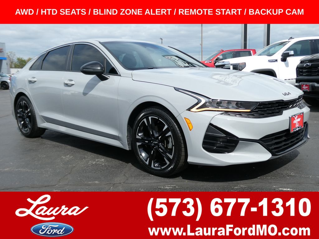 Wolf Gray 2022 Kia K5 GT-Line FWD Sedan Front-Wheel Drive 8-Speed Automatic