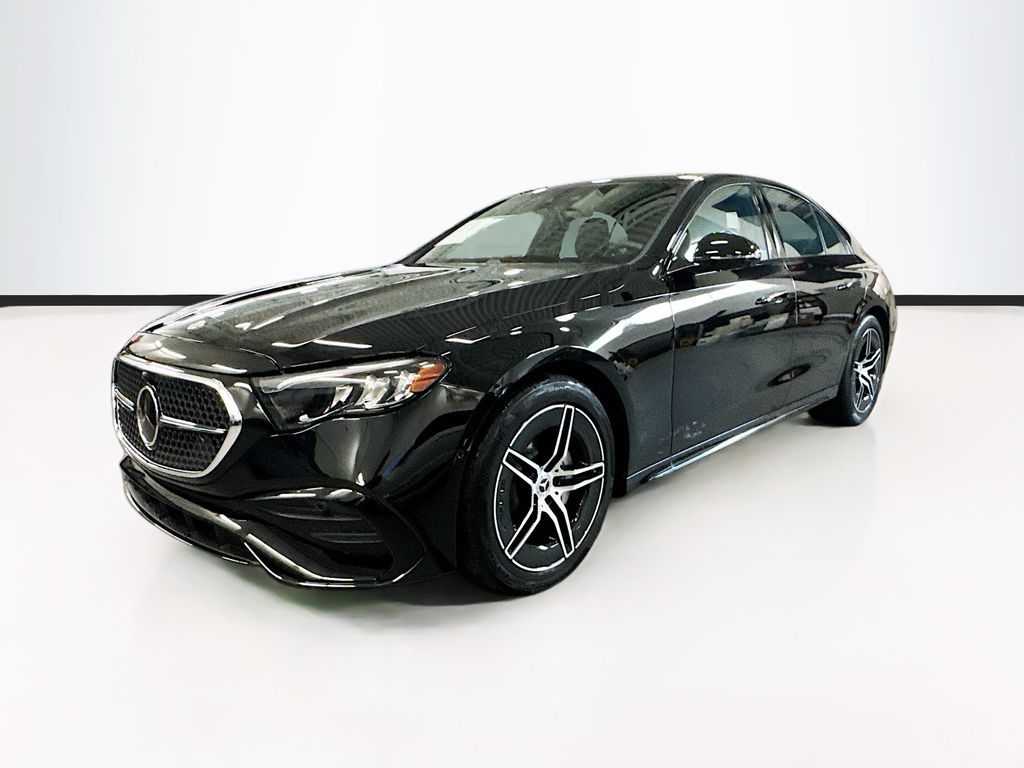 Black 2026 Mercedes-Benz E-Class Sedan All-Wheel Drive 9-Speed Automatic