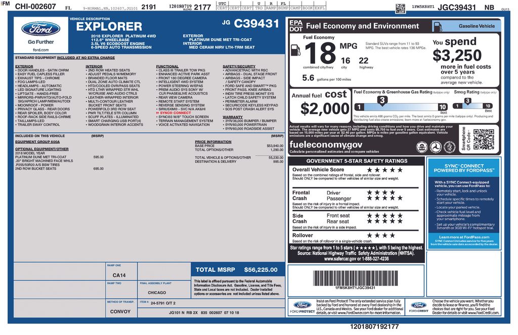 Used 2018 Ford Explorer SUV