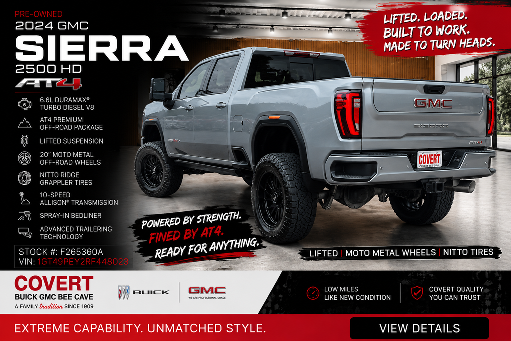 Used Car 2024 Gmc Sierra 2500hd  At4 For Sale Under $80,000 In Austin, Texas