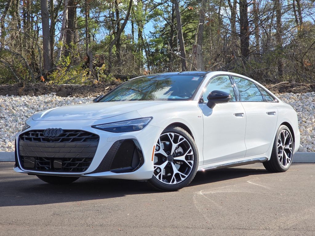 Glacier White Metallic 2026 Audi A6 Sedan 7-Speed Automatic