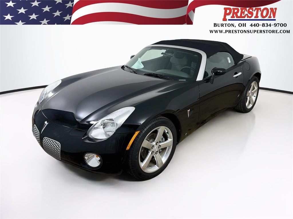 Mysterious (Black) 2007 Pontiac Solstice Convertible Rear-Wheel Drive 5-Speed Manual