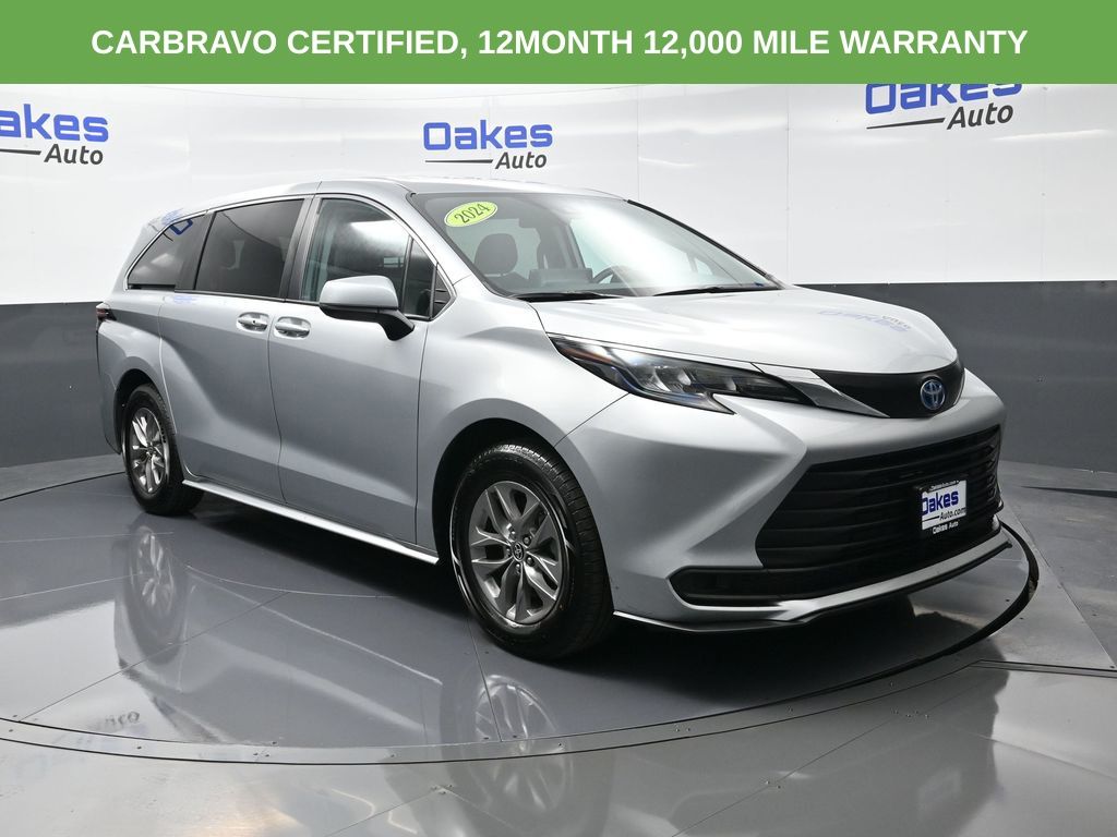 2024 Toyota Sienna LE 8-Passenger FWD Cement Minivan Tracción delantera Transmisión variable continua