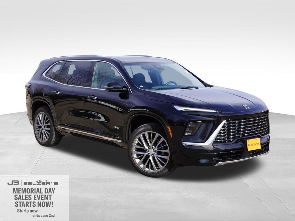 Black (Ebony Twilight Metallic) 2025 Buick Enclave Avenir AWD SUV / Crossover Four-Wheel Drive 8-Speed Automatic