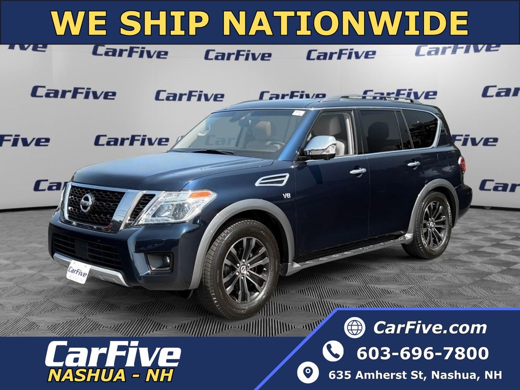 Hermosa Blue 2017 Nissan Armada SUV / Crossover Four-Wheel Drive 7-Speed Automatic