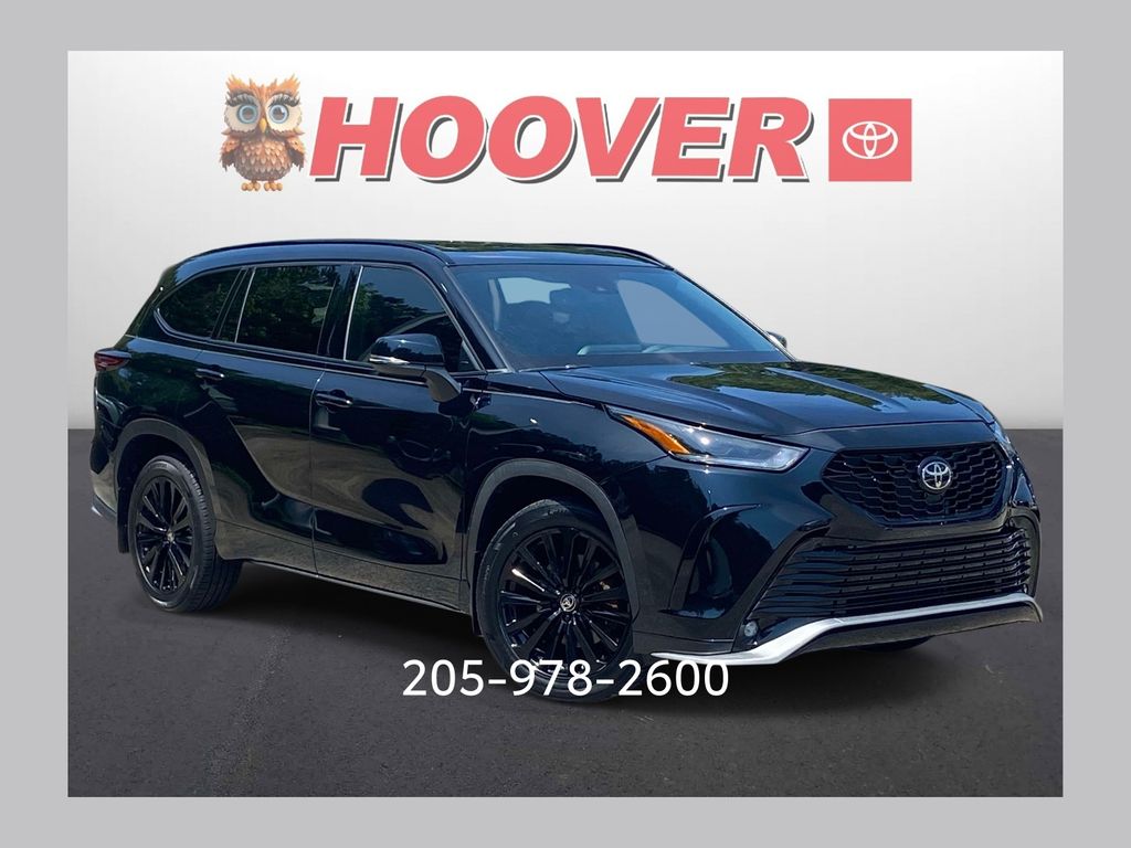 Midnight Black Metallic 2024 Toyota Highlander SUV / Crossover Front-Wheel Drive 8-Speed Automatic