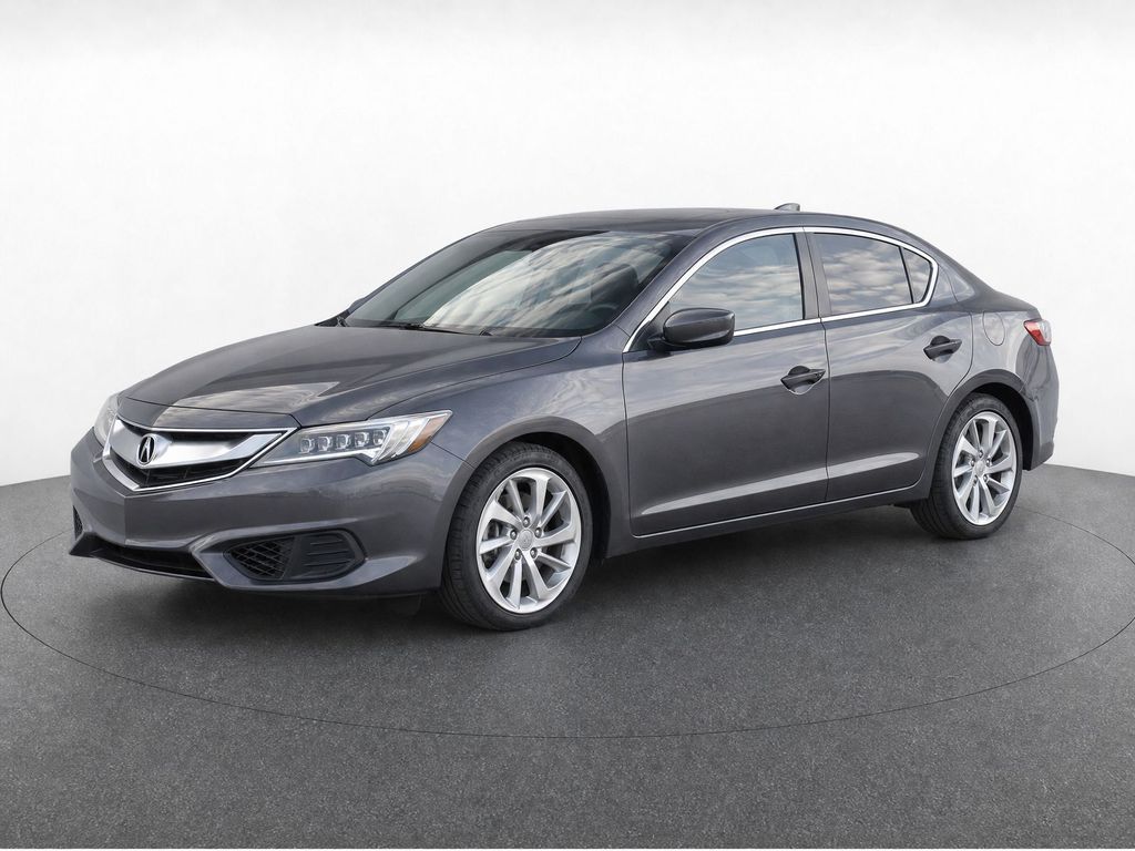 Gray (Modern Steel) 2017 Acura ILX Sedan Front-Wheel Drive 8-Speed Dual Clutch