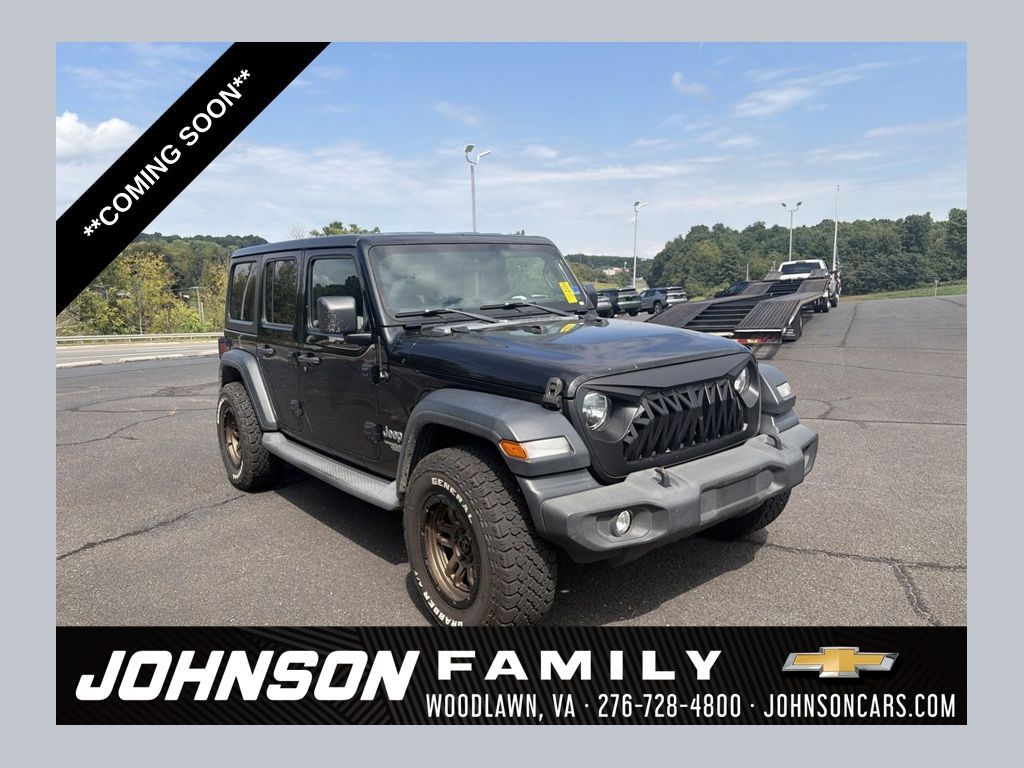 Black Clearcoat 2018 Jeep Wrangler SUV / Crossover Four-Wheel Drive 8-Speed Automatic