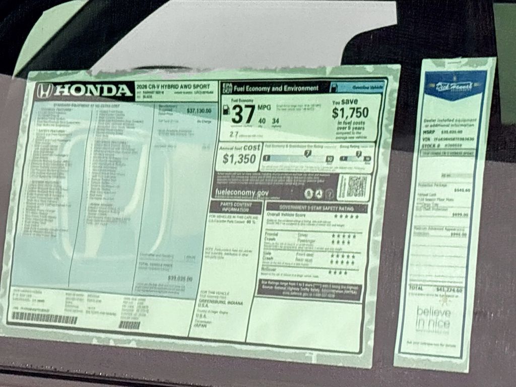 2026 Honda CR-V Hybrid Sport