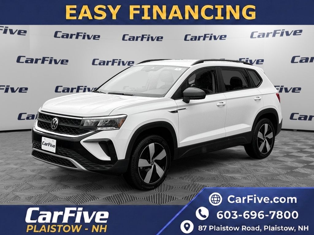 White 2024 Volkswagen Taos SUV / Crossover All-Wheel Drive 7-Speed Dual Clutch