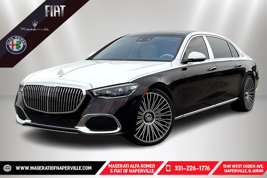 Rubellite Red Metallic 2022 Mercedes-Benz S-Class Maybach S 580 4MATIC AWD Sedan All-Wheel Drive 9-Speed Automatic