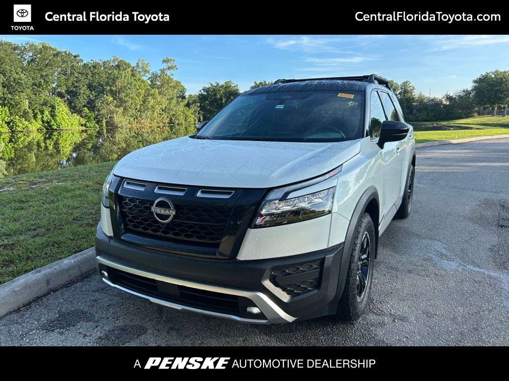 Pearl White 2023 Nissan Pathfinder SUV / Crossover All-Wheel Drive 9-Speed Automatic