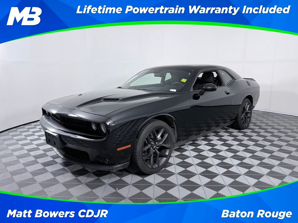 Pitch Black Clearcoat 2023 Dodge Challenger Coupe Rear-Wheel Drive 8-Speed Automatic