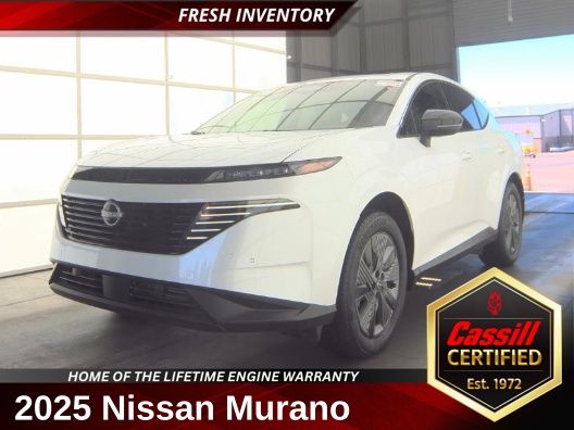 Everest White Pearl Tricoat 2025 Nissan Murano SUV / Crossover All-Wheel Drive 9-Speed Automatic