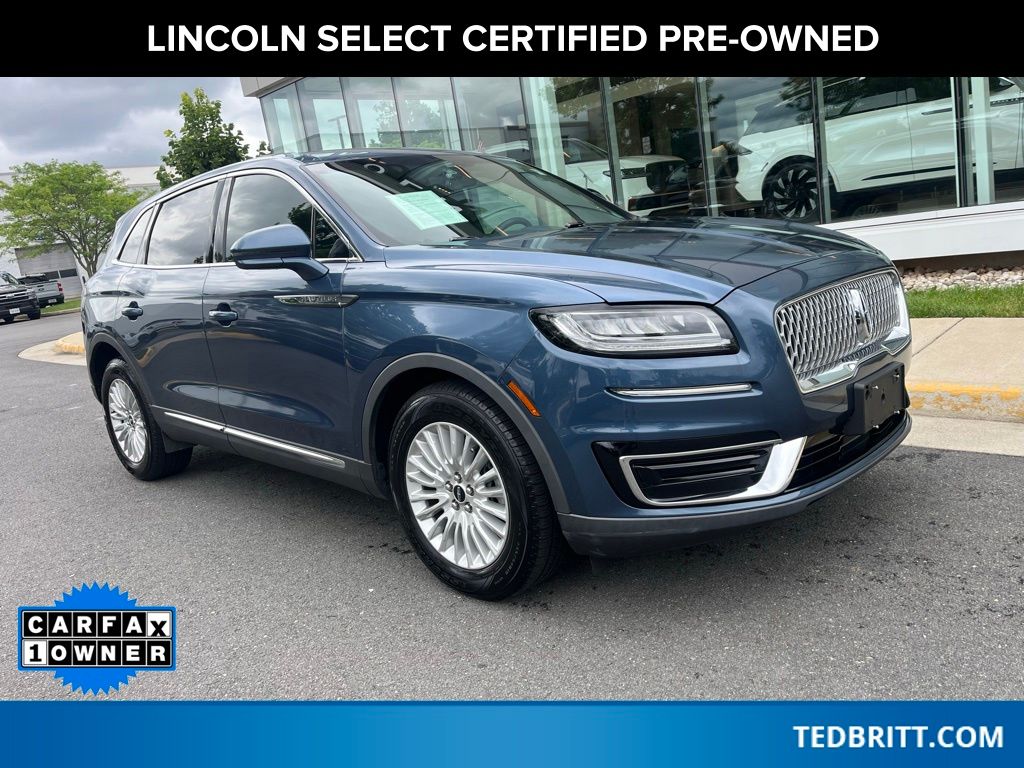 Blue Diamond Metallic 2019 Lincoln Nautilus AWD SUV / Crossover All-Wheel Drive 8-Speed Automatic