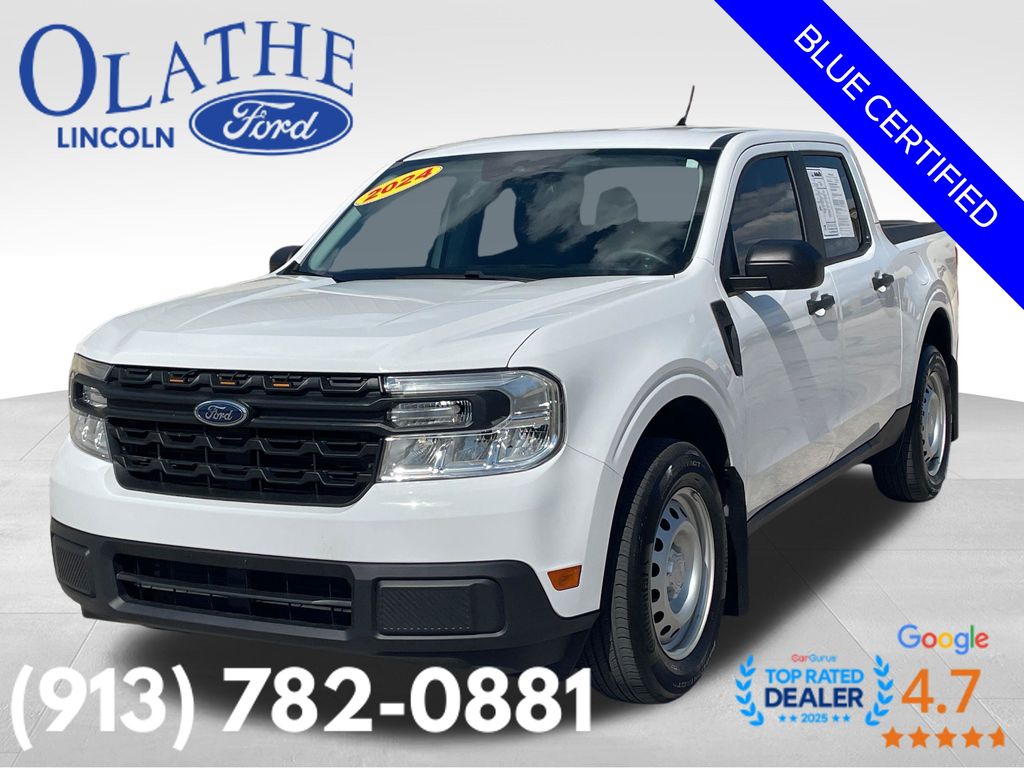 Oxford White 2024 Ford Maverick Pickup Truck Front-Wheel Drive Continuously Variable Transmission