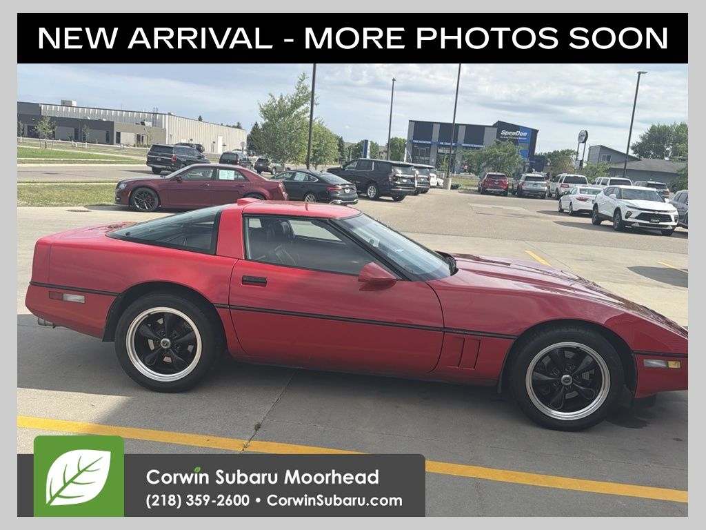 Red 1989 Chevrolet Corvette Coupe RWD Coupe Rear-Wheel Drive Automatic