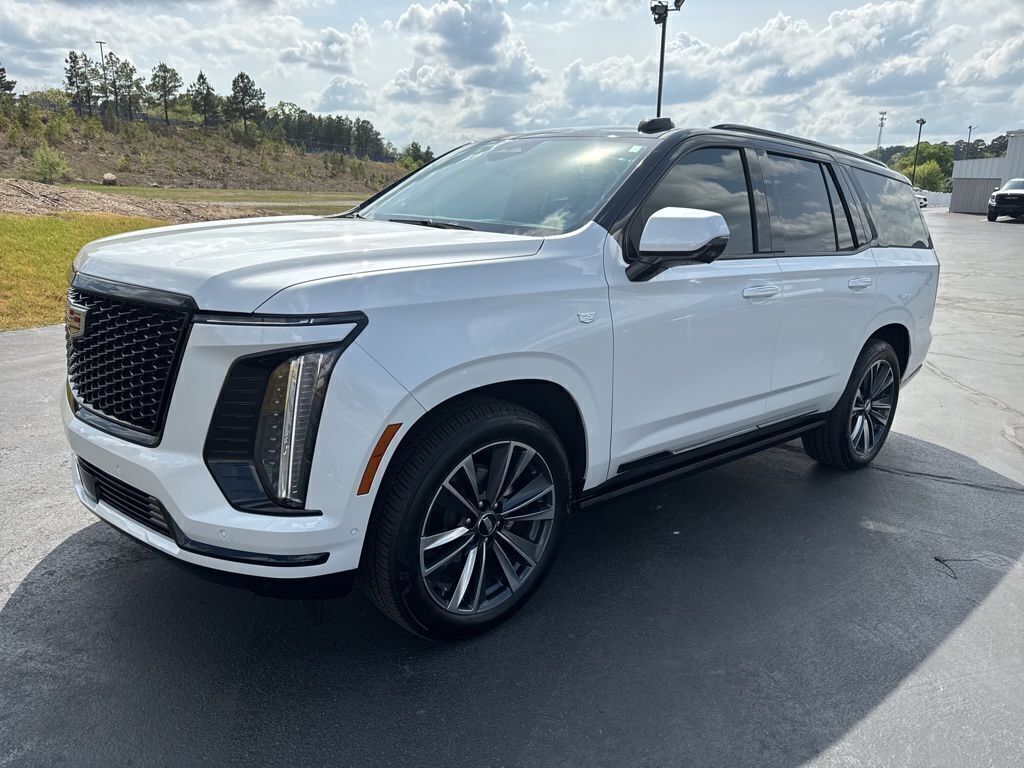 Crystal White 2025 Cadillac Escalade Sport 4WD SUV / Crossover Four-Wheel Drive Automatic