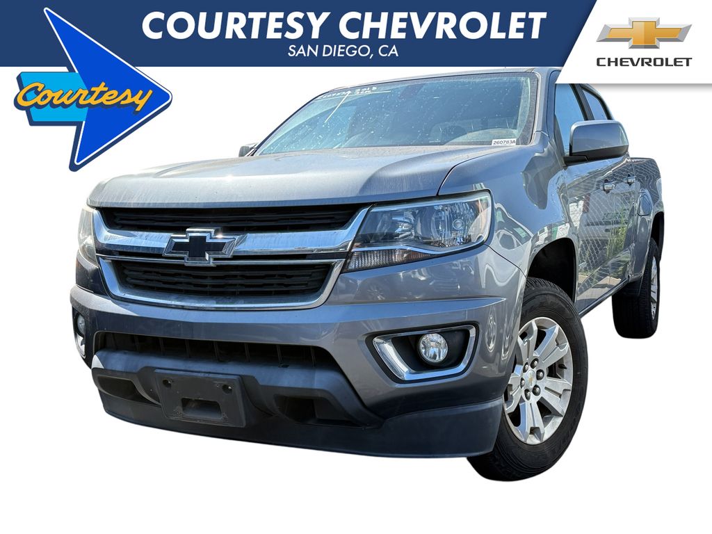 Gray (Satin Steel Metallic) 2018 Chevrolet Colorado Pickup Truck 4X2 8-Speed Automatic