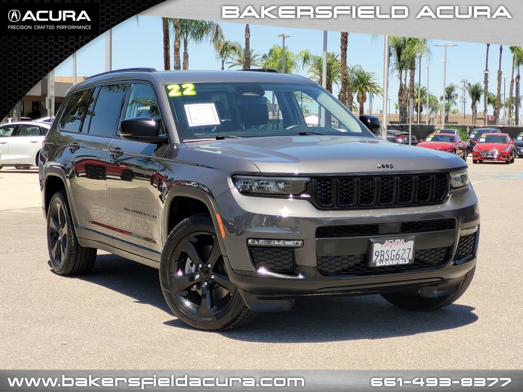 Baltic Gray Metallic Clearcoat 2022 Jeep Grand Cherokee L SUV / Crossover Four-Wheel Drive 8-Speed Automatic