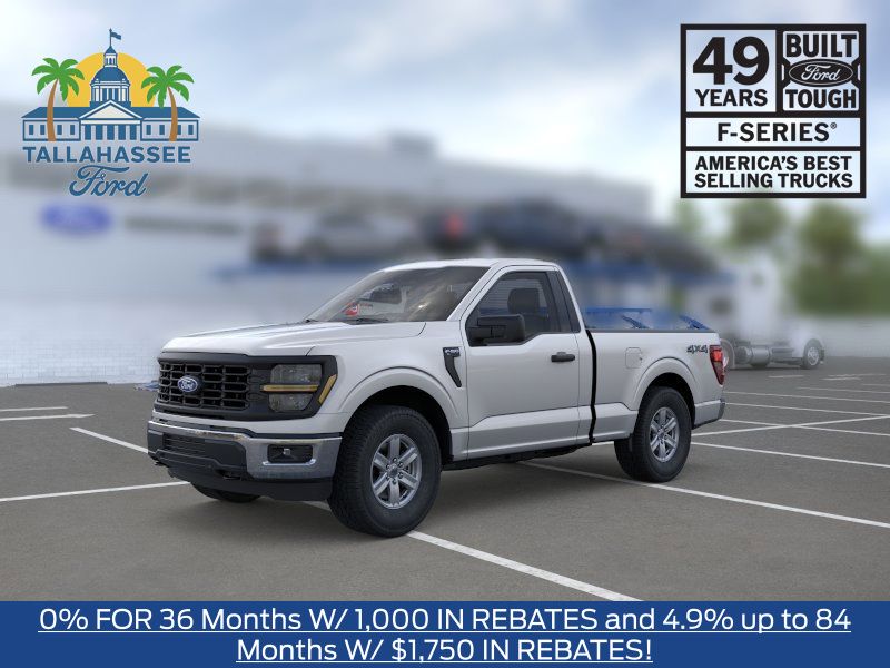 Iconic Silver Metallic 2026 Ford F-150 Pickup Truck Four-Wheel Drive Automatic