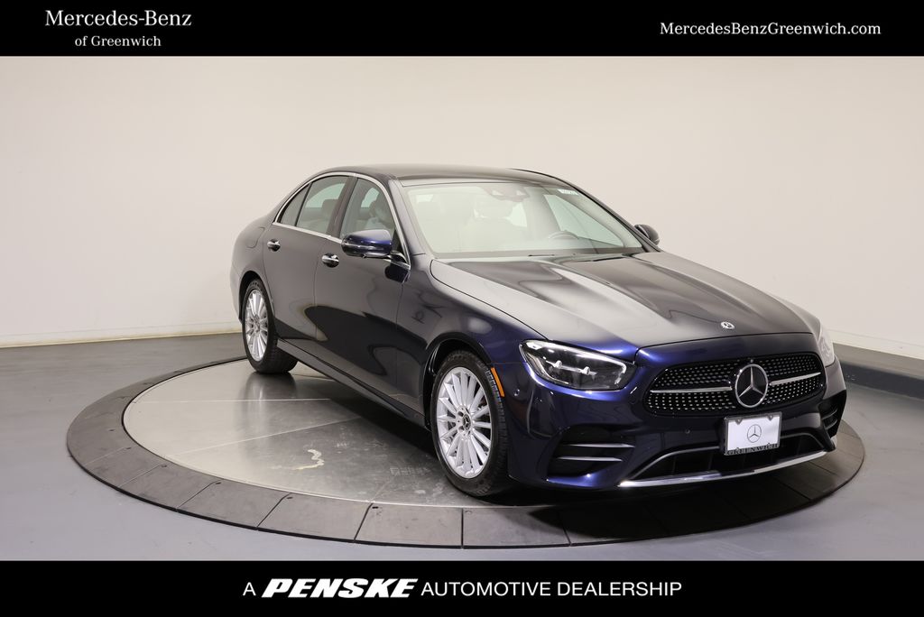 Blue 2023 Mercedes-Benz E-Class Sedan All-Wheel Drive 9-Speed Automatic
