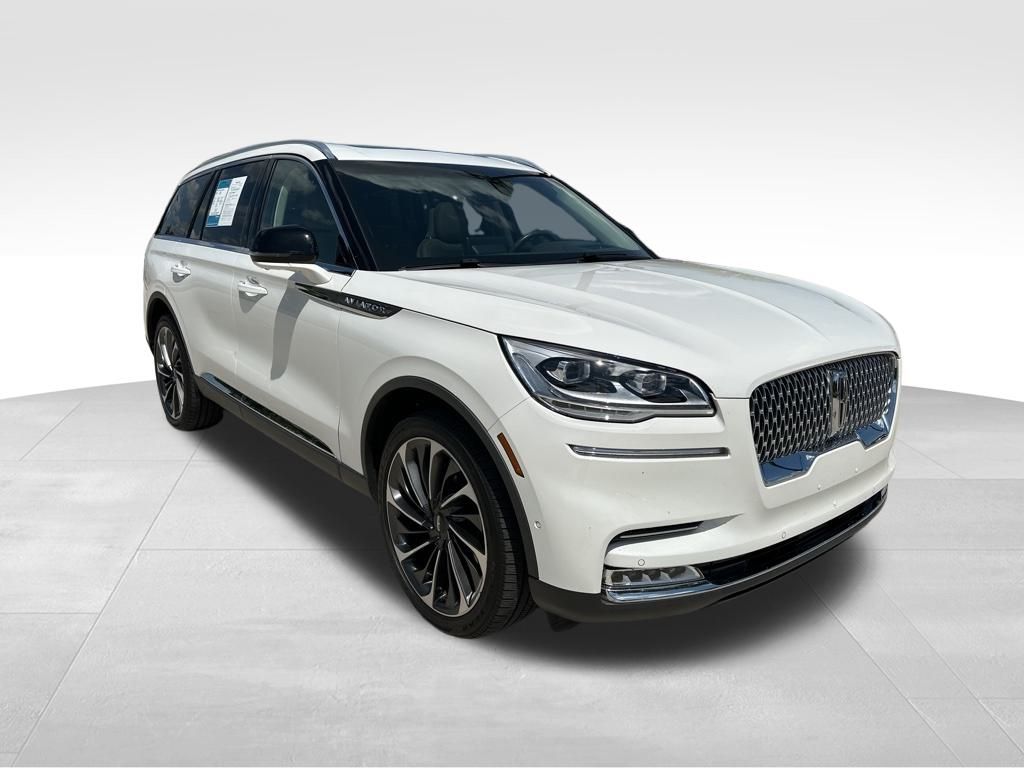 2021 Pristine White Lincoln Aviator Reserve AWD SUV
