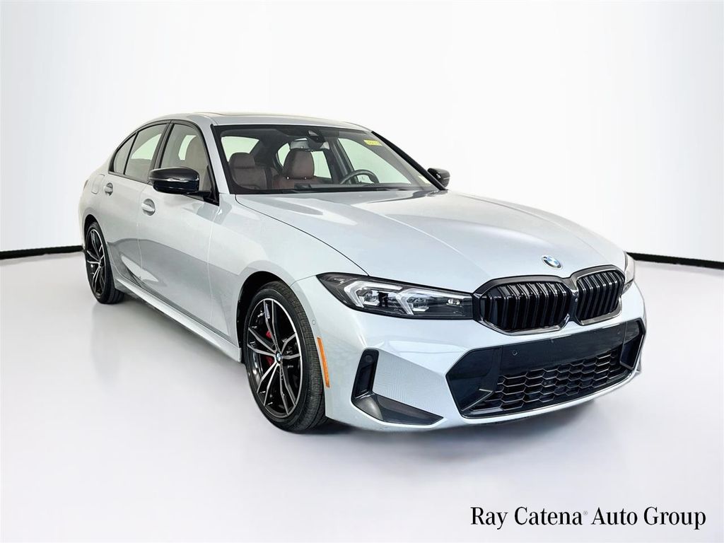 Brooklyn Gray Metallic 2023 BMW 3 Series Sedan All-Wheel Drive 8-Speed Automatic