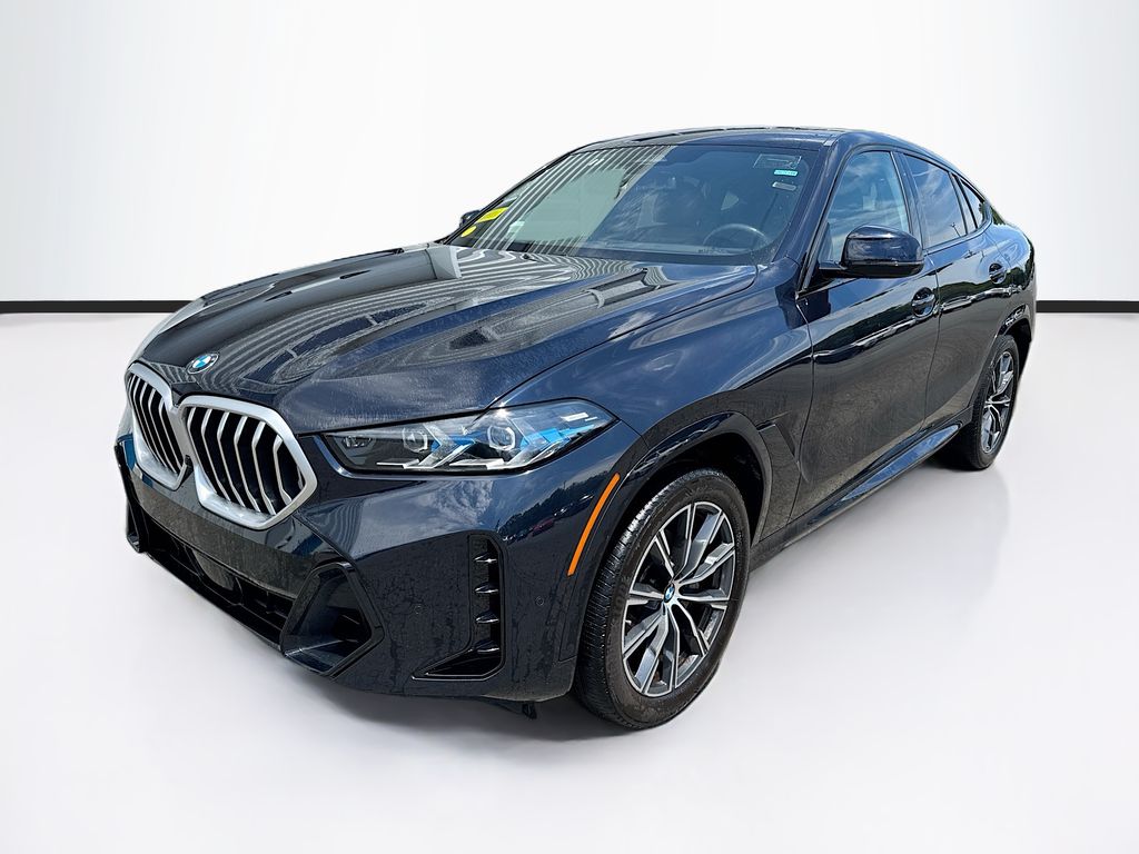 Carbon Black Metallic 2025 BMW X6 SUV / Crossover All-Wheel Drive 8-Speed Automatic