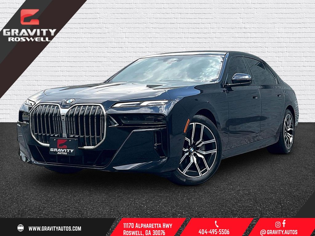 Carbon Black Metallic 2024 BMW 7 Series Sedan Rear-Wheel Drive 8-Speed Automatic