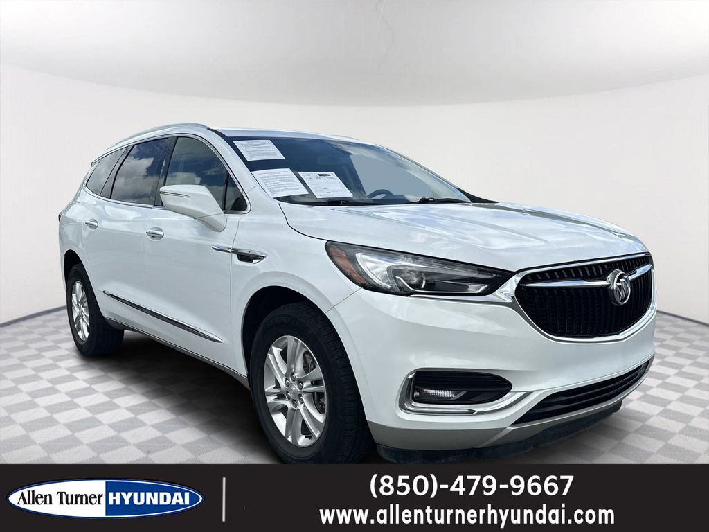 Summit White 2021 Buick Enclave Essence AWD SUV / Crossover Four-Wheel Drive 9-Speed Automatic